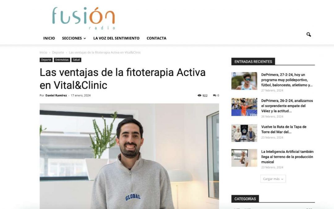 Las ventajas de la fisioterapia Activa en Fusión Radio