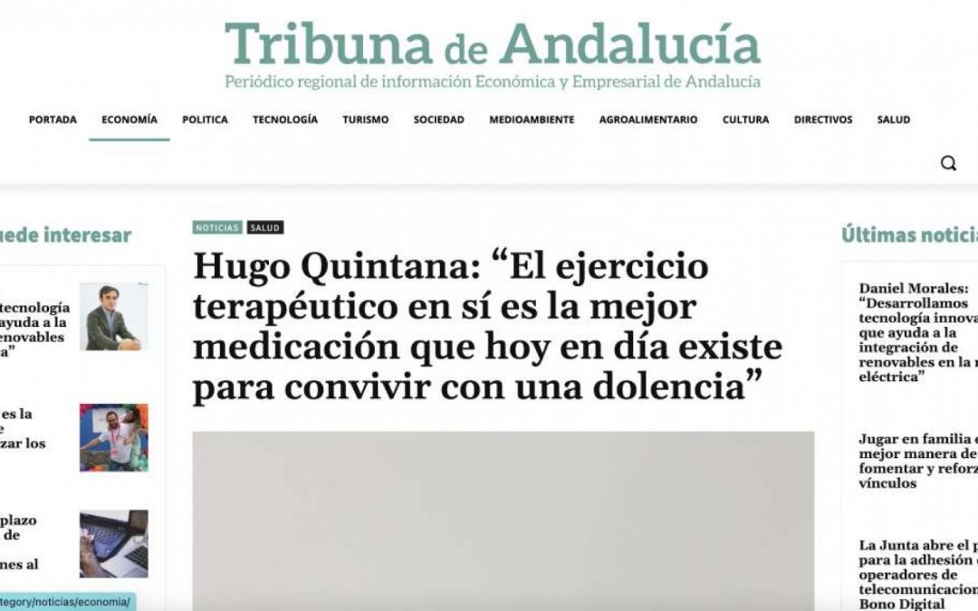 Tribuna de Andalucía: Entrevista a Hugo Quintana