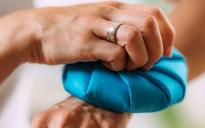 Aplicación de hielo en fisioterapia, crioterapia