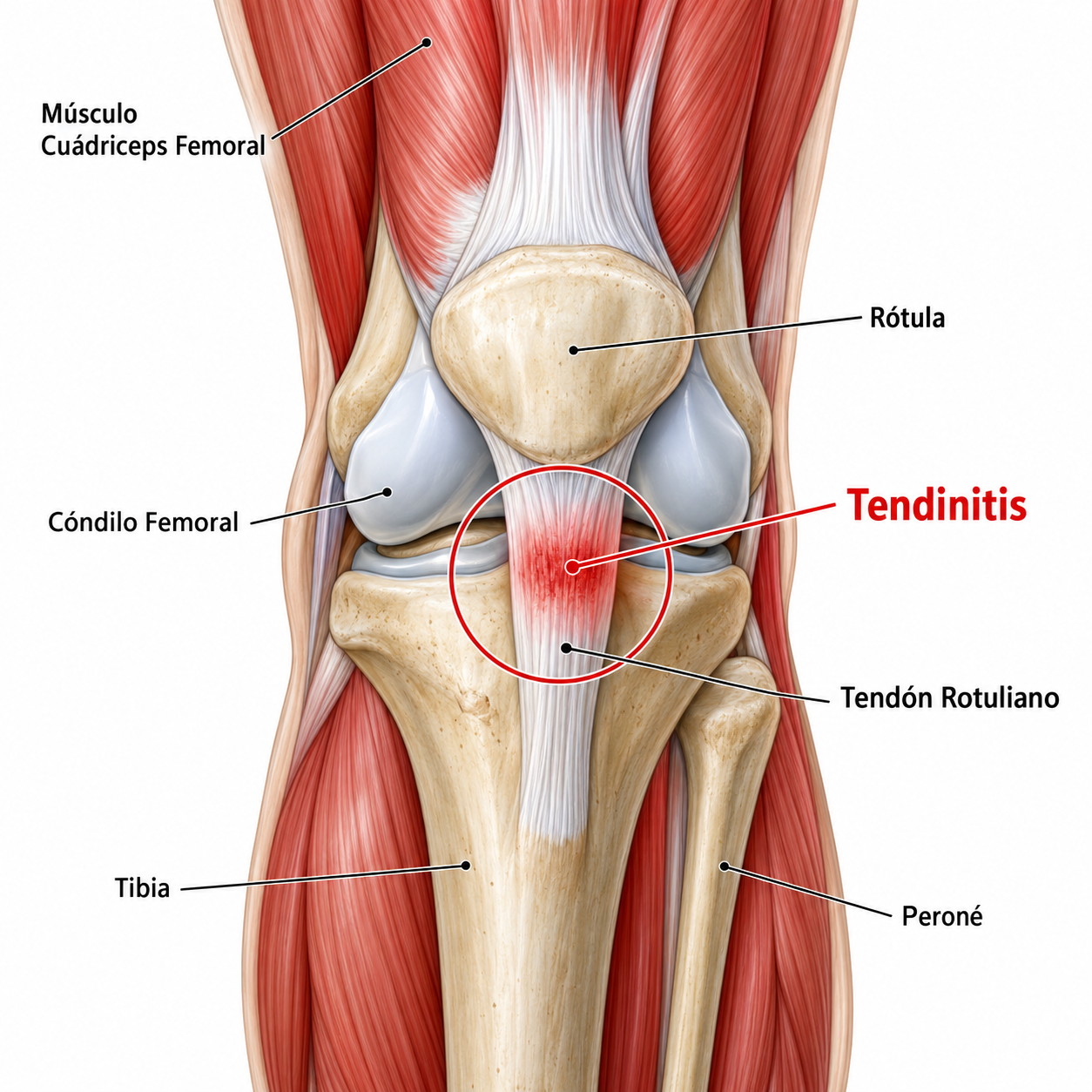 tendinitis rotuliana